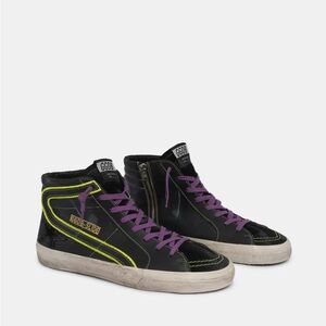 Golden Goose Black Sneakers Slide